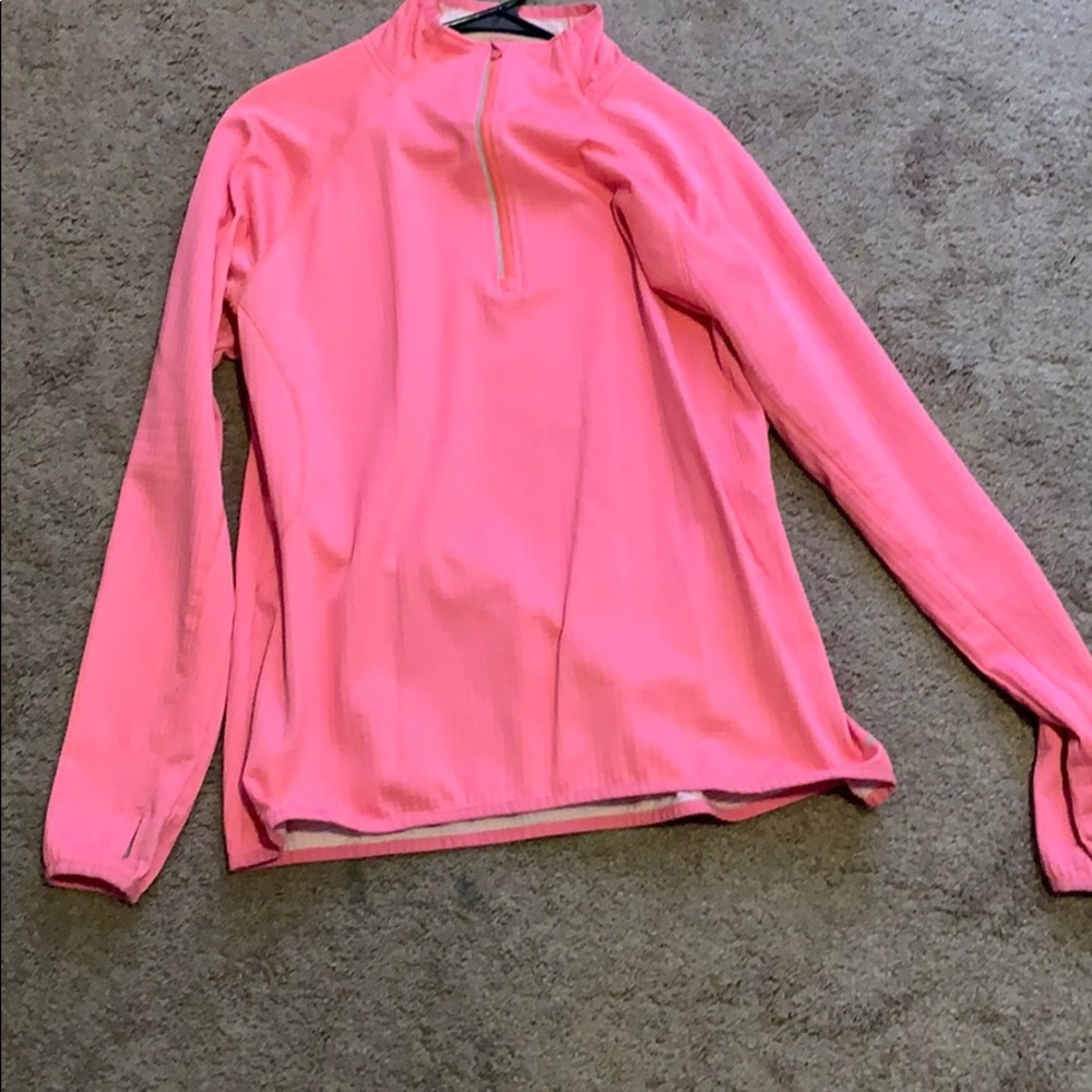 Pink workout shirt